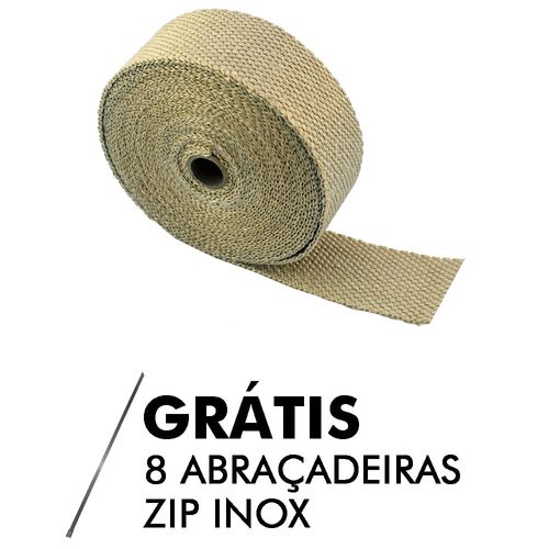 Fita Térmica Natural 2" Largura - Spa Turbo- 1 Unidade - Universal - Veículos Leves e Pesados
