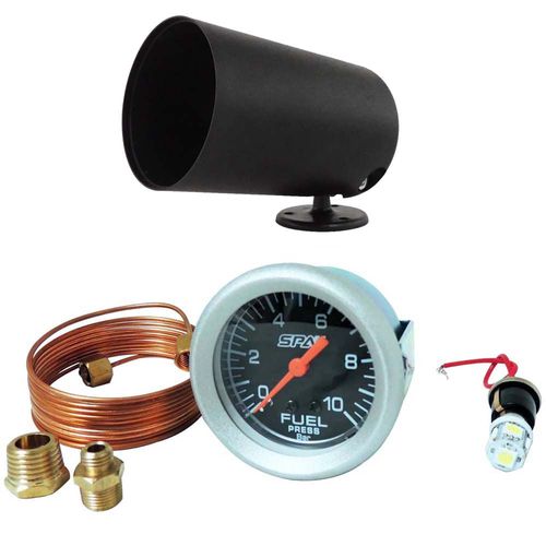 Manômetro de Pressão de Combustível 10 Bar 52 mm SPA TURBO