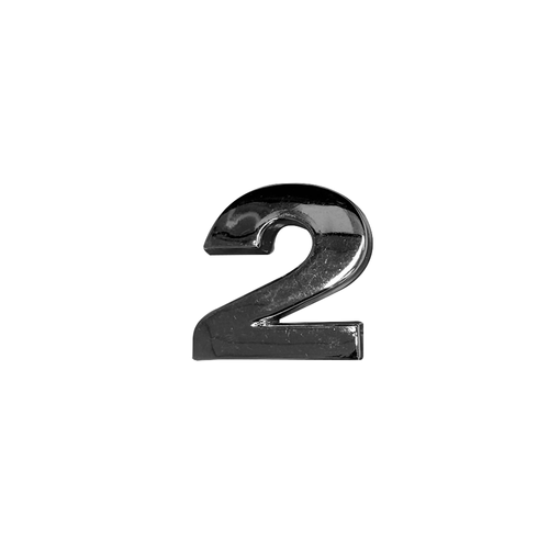 Número 2 Dois Avulso Emblema Logo Carro Moto Caminhão Casa
