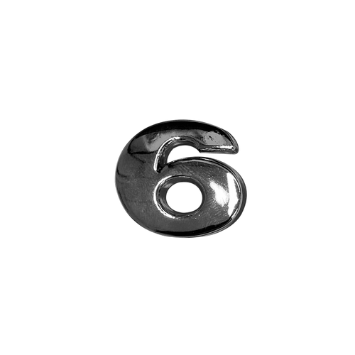 Número 6 Seis Avulso Emblema Logo Carro Moto Caminhão Casa