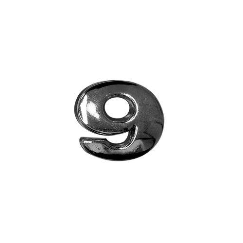 Número 9 Nove Avulso Emblema Logo Carro Moto Caminhão Casa
