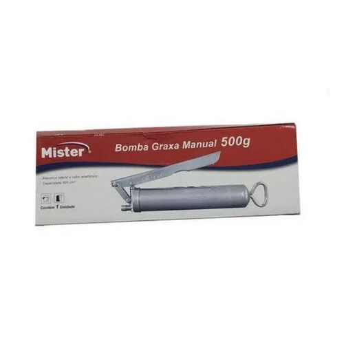 Bomba de Graxa Manual Porfissional 500g Mister
