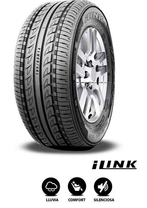 Pneu ILINK aro 16 - 195/55R16 - L-GRIP66 - 87V