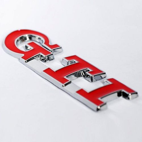 Emblema Metal Volkswagen Gti - Traseiro