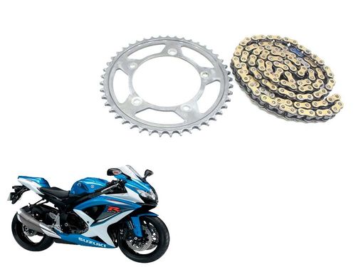 Corrente E Coroa GOLD Suzuki Gsxr 750 Srad 11-13