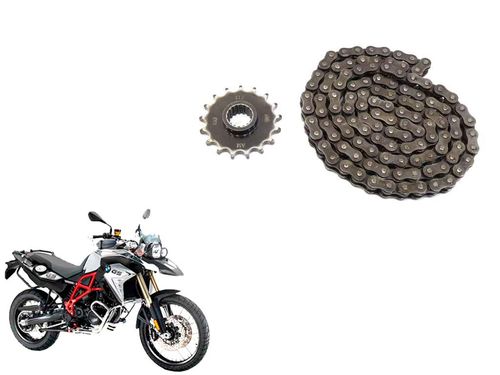 Corrente e Pinhão Bmw F 800 Gs F800gs 13-16