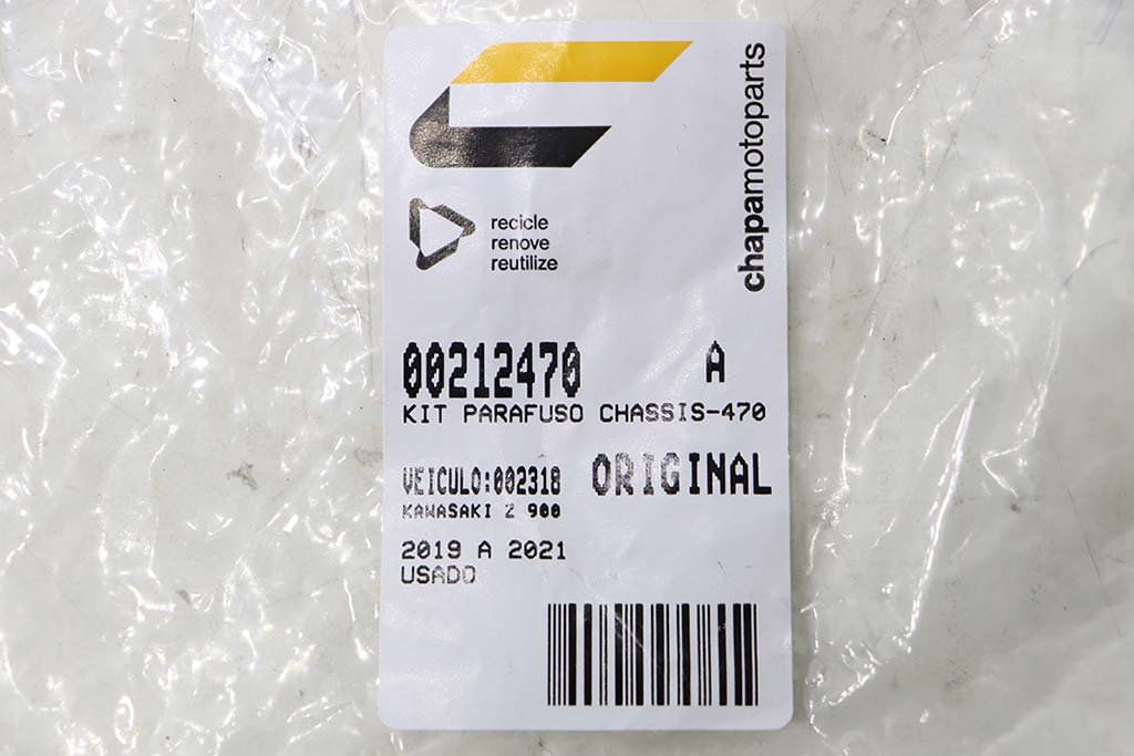 Kit Parafuso Chassis Kawasaki Z 900 Z900 19-21 - CompreSuaPeça