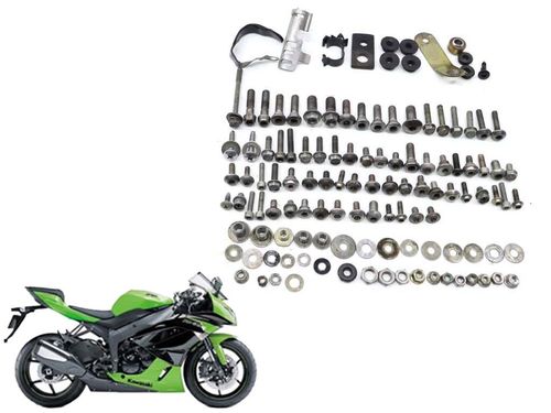 Kit Parafuso Chassis Kawasaki Zx 6 Zx6 09-1