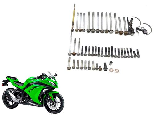 Kit Parafuso Carcaça Motor Kawasaki Ninja 300 13-18
