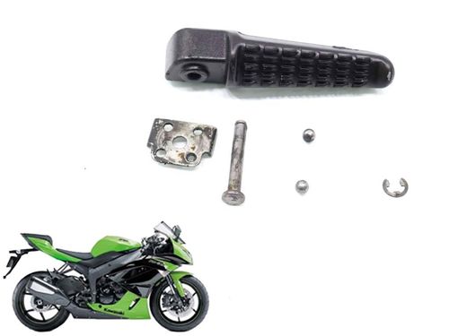 Pedaleira Traseira Esquerda Kawasaki Zx 6 Zx6 09-1