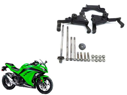 Kit Suporte Fixação Motor Kawasaki Ninja 300 13-18
