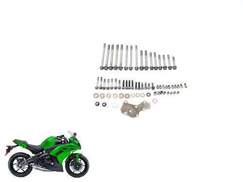 Kit Parafuso Carcaça Motor Kawasaki Ninja 650 R 11-17