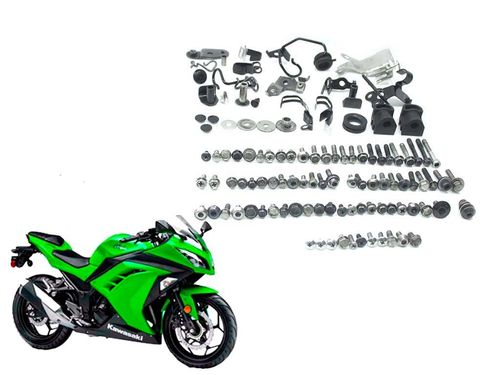 Kit Parafuso Chassis Kawasaki Ninja 300 Ninja300 13-18