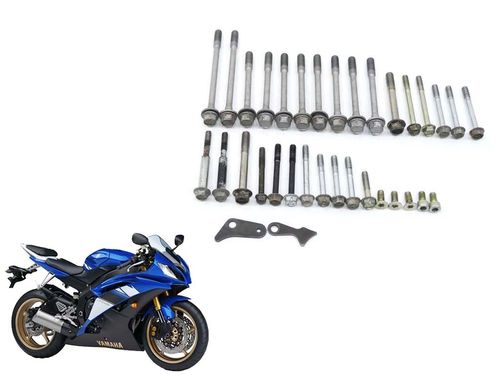 Kit Parafuso Carcaça Motor Yamaha R6 Yzf R6/r 6 08-1