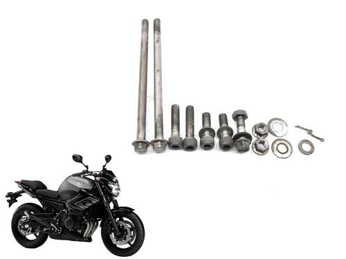 Kit Parafuso Fixação Motor Yamaha Xj6 13-19