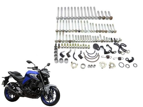 Kit Parafuso Carcaça Motor 000106 Mt 03 Mt03 17-23
