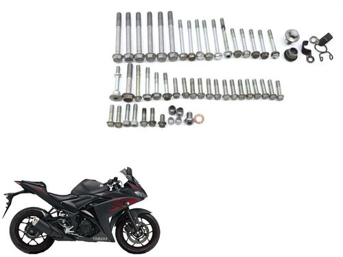 Kit Parafuso Carcaça Motor Yamaha Yzf-r3 16-1