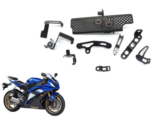 Kit Suporte Fixação Chassi Yamaha Mt 09 Mt09 20-23