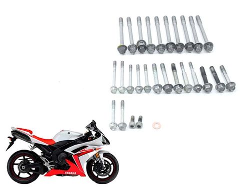 Kit Parafuso Carcaça Motor Yamaha R1 /yzf R1 07-08