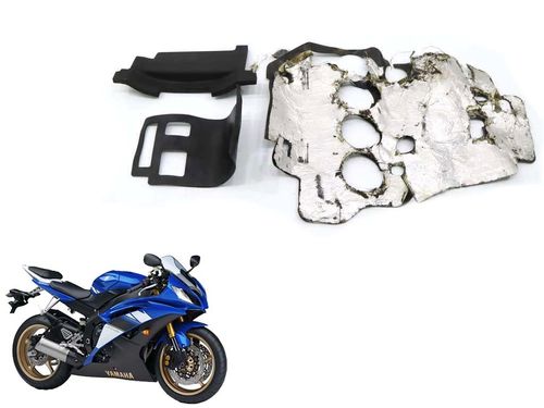 Borracha Acabamento Motor Yamaha Yzf R6 08-12