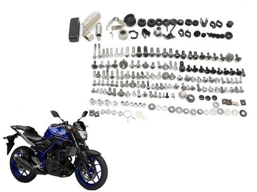 Kit Parafuso Chassis Yamaha Mt 03 Mt03 17-2
