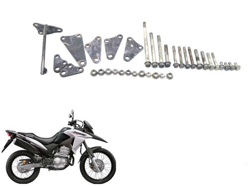 Kit Suporte Fixação Motor Honda Xre 300 16-18 (
