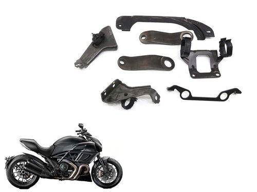 Kit Suporte Fixação Chassi Ducati Diavel 1198  11-14