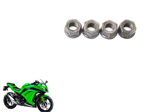 Porca Escap 8mm Kawasaki Ninja 300 Ninja300 13-18