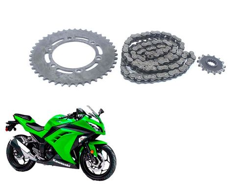 Kit Relação Com Retentor Kawasaki Ninja 300 13-18