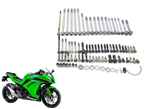 Kit Parafuso Carcaça Motor Kawasaki Ninja 300 13-18