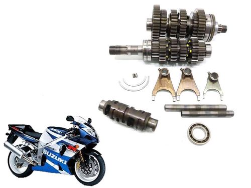 Cambio Completo Suzuki Gsxr Srad 1000 01-03 C/detalhe (