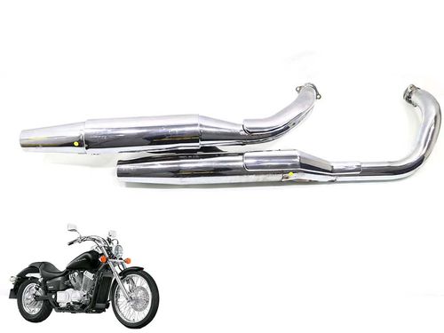 Escapamento Completo Honda Shadow 750 Shadow750 06-10