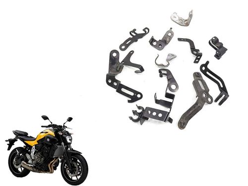 Kit Suporte Fixação Chassi Yamaha Mt 07 Mt07 16-18