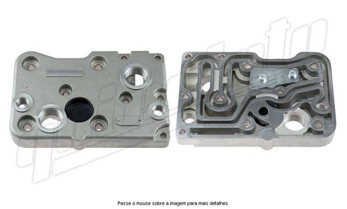 TAMPA CABECOTE COMPRESSOR AR VW MAN/NEOPLAN 85MM - REGULADO