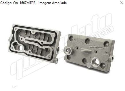 TAMPA CABECOTE COMPRESSOR AR MB O500 85MM