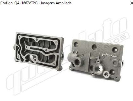 TAMPA CABECOTE COMPRESSOR AR FH D13 85MM REGULADO