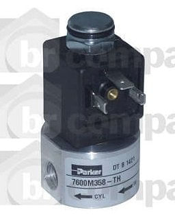 VALVULA SOLENOIDE 3/2 VIAS 12V ROSCA 12MM