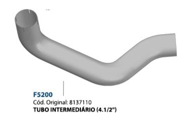 TUBO ESCAPE SAIDA MOTOR IVECO EUROTECH