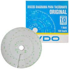 DISCO TACOGRAFO 180KM SEMANAL