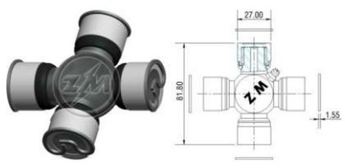 CRUZETA CARDAN F1000 ./91 F75 C10 27X82