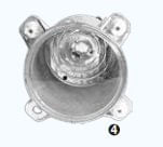 BLOCO OTICO FAROL BAIXO LE MB ATEGO/ATRON 13/... USA LAMPADA H7
