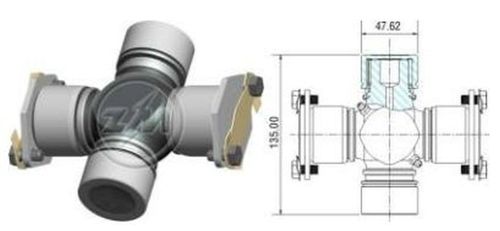 CRUZETA CARDAN CARGO MB/VW/CARGO 47,6X135 5-438