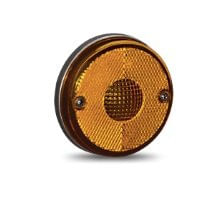 LANTERNA LATERAL CARRETA RANDON C/CONECTOR AMARELA