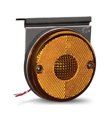 LANTERNA LATERAL CARRETA C/LED 24V AMARELA