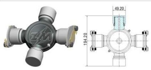 CRUZETA CARDAN VW 18310/40300  49X192