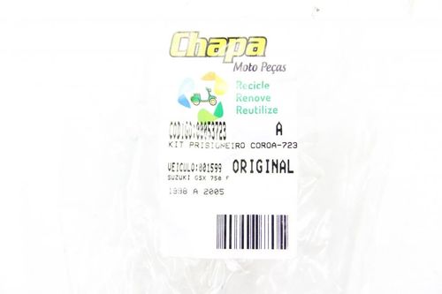 Kit Prisioneiro Coroa Suzuki Gsx 750 F Gsx750f 98-05