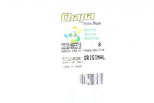 Braço Freio Traseiro Suzuki Gsx 750 F Gsx750f 98-05
