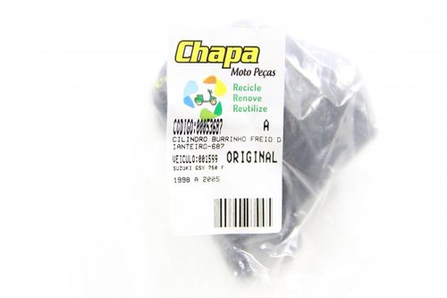 Cilindro Burrinho Freio Dianteiro Suzuki Gsx 750 F 1998-2005