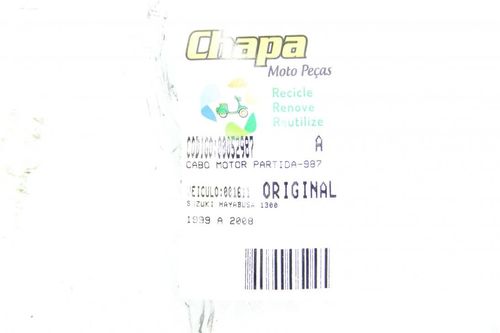 Cabo Motor Partida Suzuki Hayabusa 1300  1999-2008