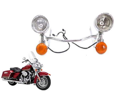 Farol Auxiliar+piscas Harley-davidson Touring 07-0